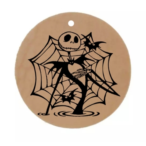 Jack skellington leather key holder personalized - Picture 1 of 2